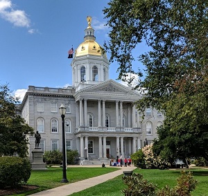 the NH statehouse