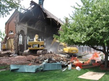  image of demolition of a building