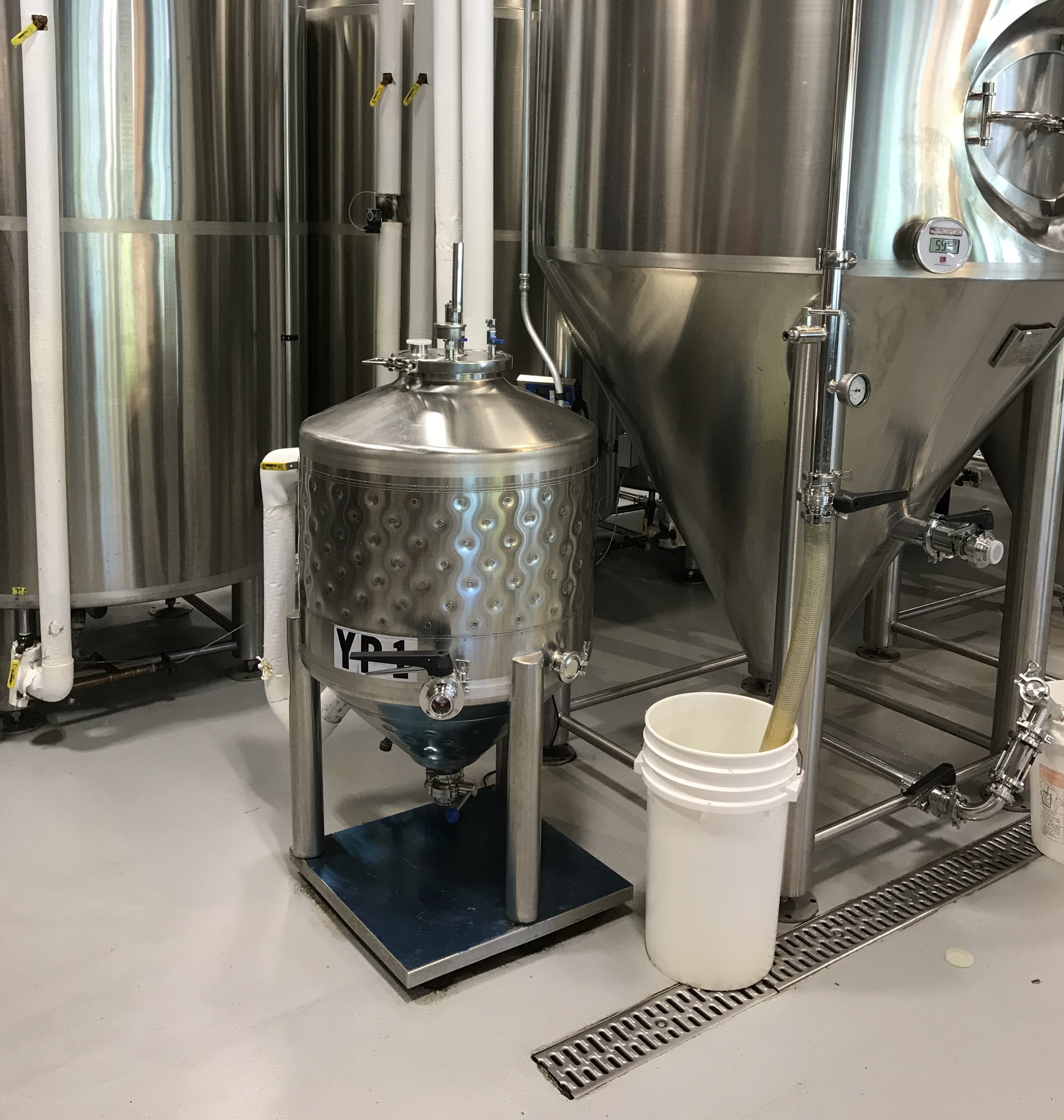 stainless stell brewing facility
