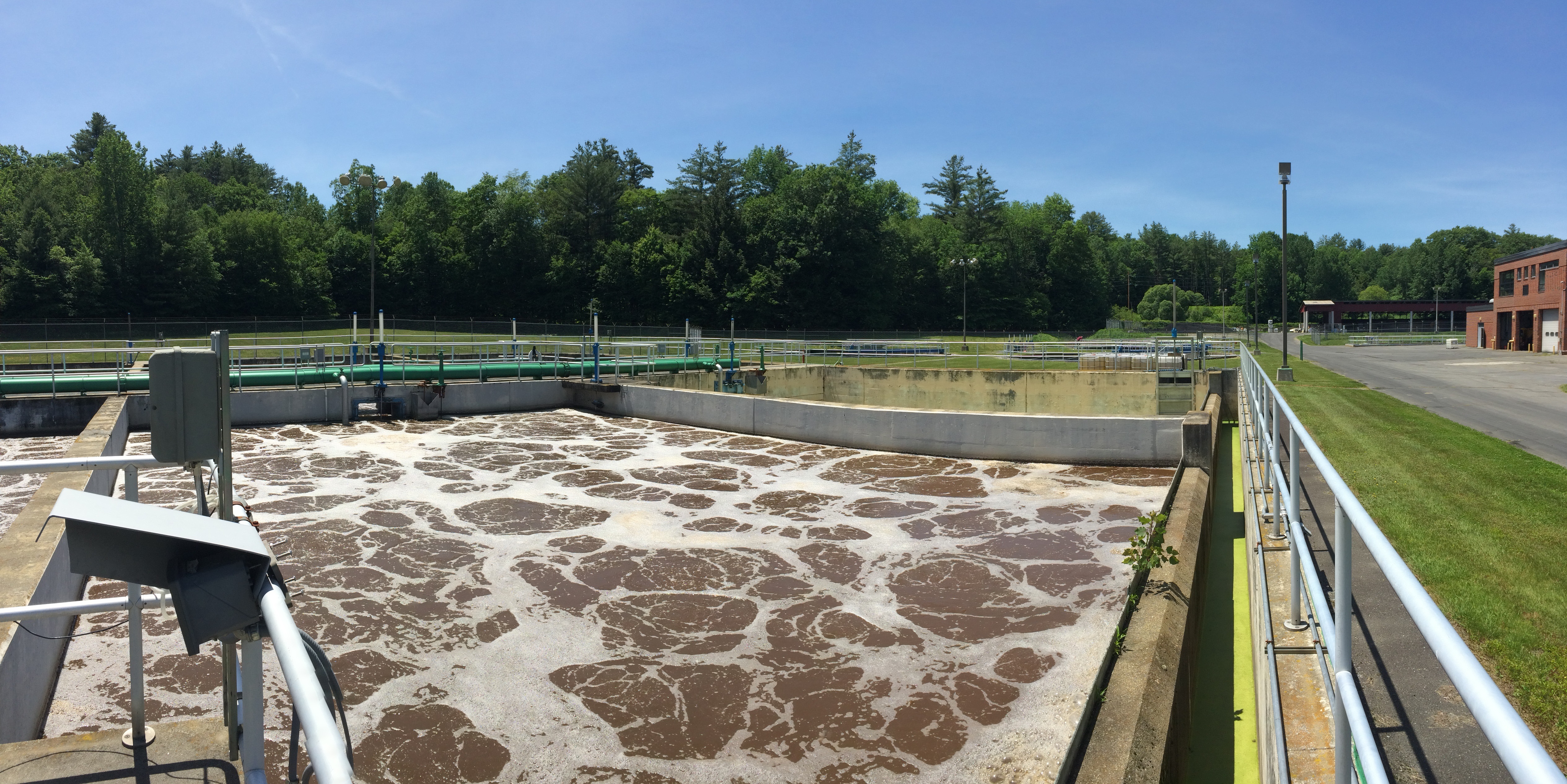 an image of a wastewater treatment plant 