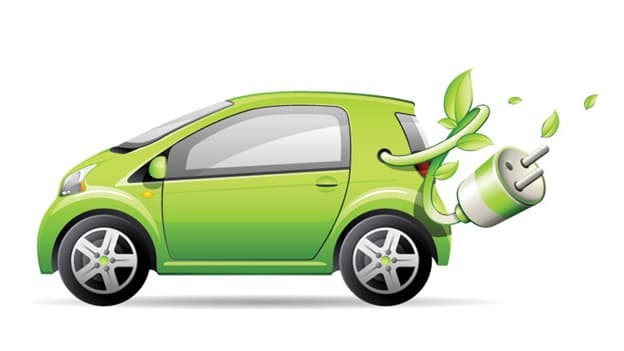 an illustration of an electric car