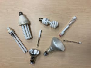 examples of fluorescent light bulbs that contain mercury