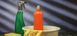 Photo of cleaning chemicals