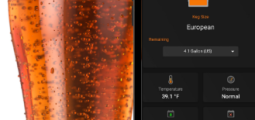 Photo of beer and BarTrack phone app