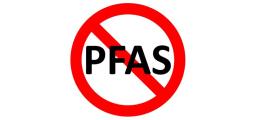 International red No! sign over the word PFAS.